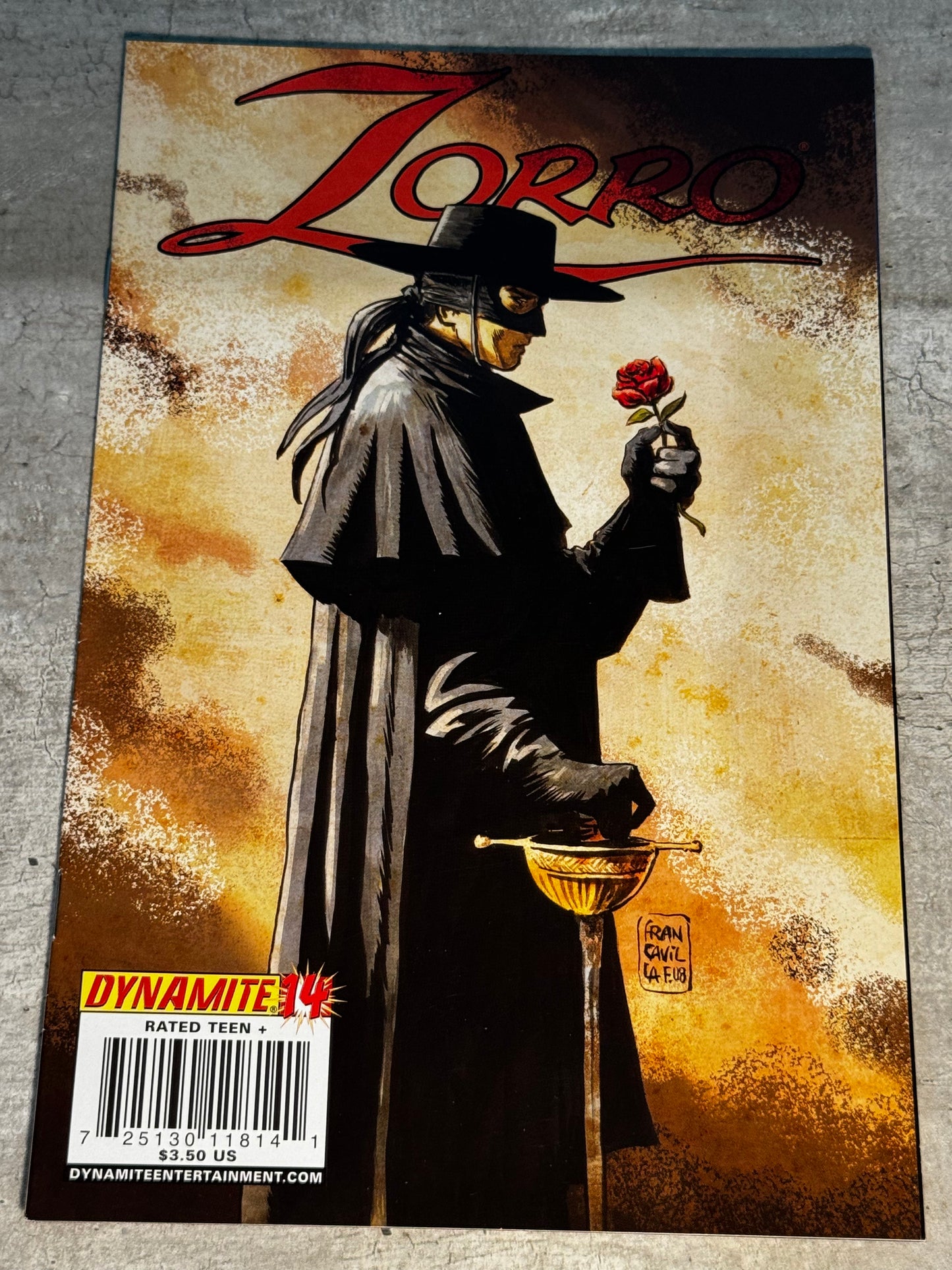 2008 - Dynamite Entertainment - Zorro Job Lot #9-15 - NM+ - Eng 7