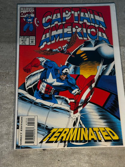 1993 - Marvel Comics - Captain America, Vol. 1 #417 Var. A - VF- - Eng 1