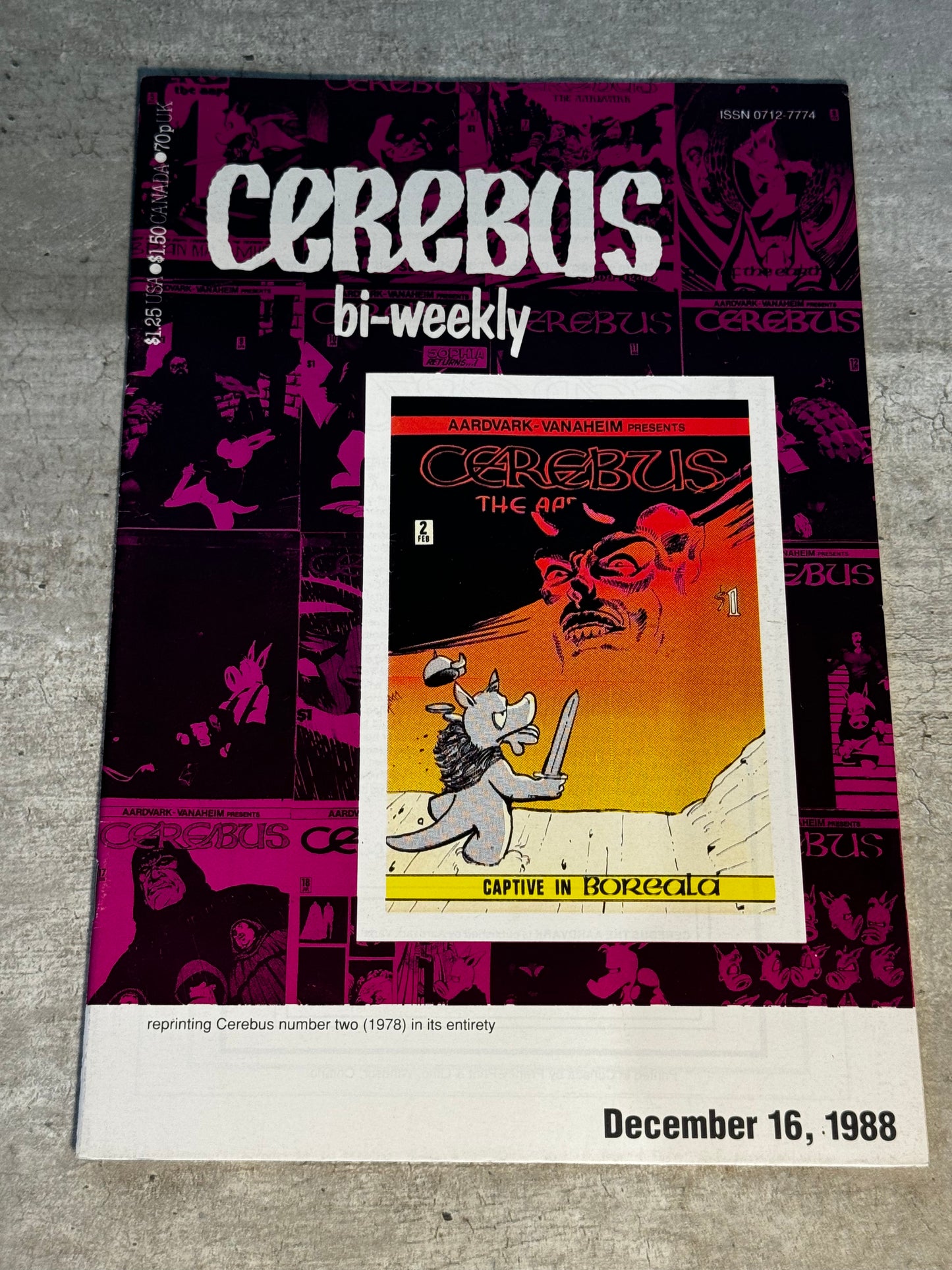 1988 - Aardvark-Vanaheim - Cerebus Bi-Weekly #2 - NM- - Eng 1