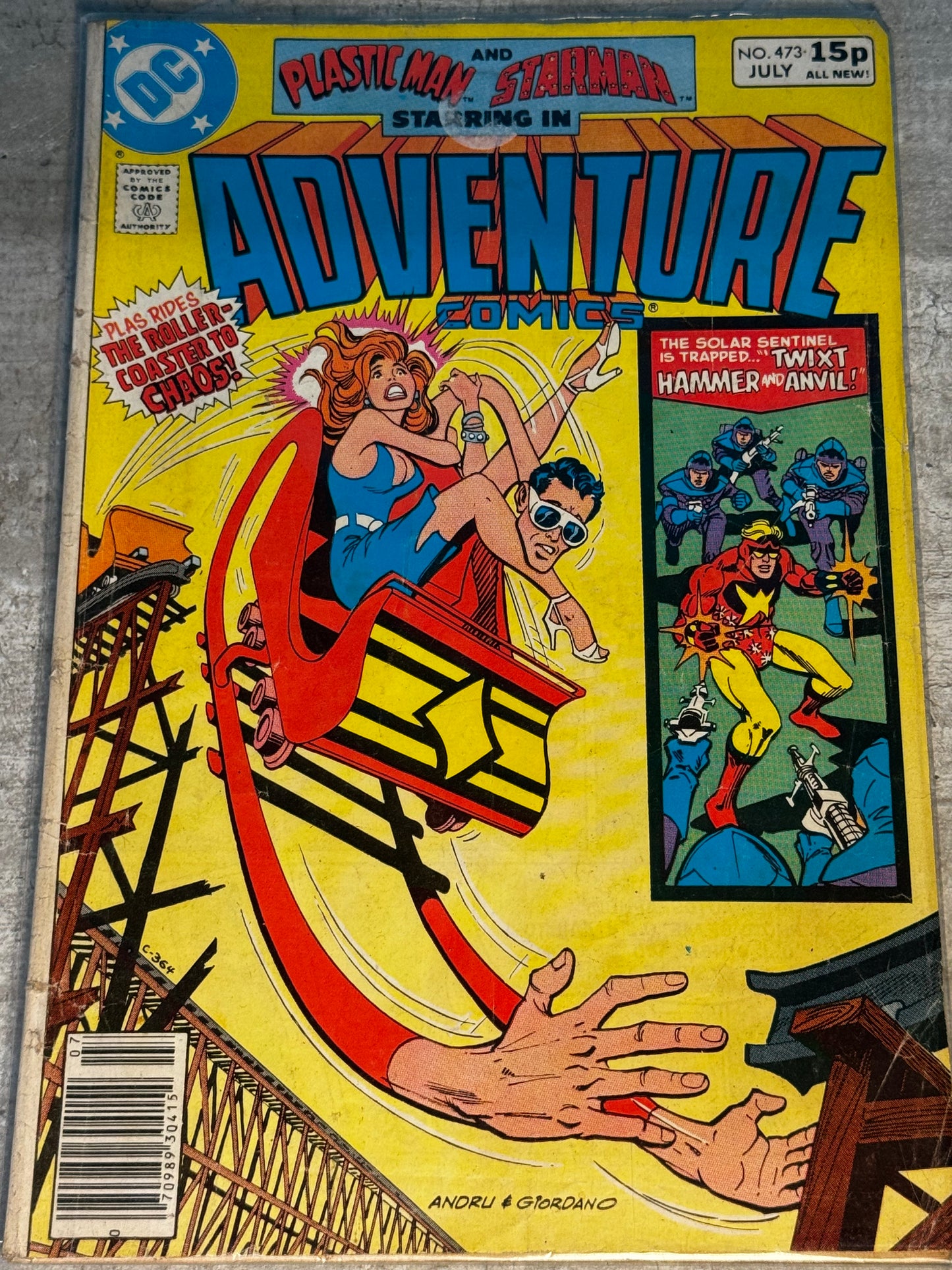 1980 - DC Comics - Adventure Comics, Vol. 1 #473 Var. C - VG/F - Eng 1