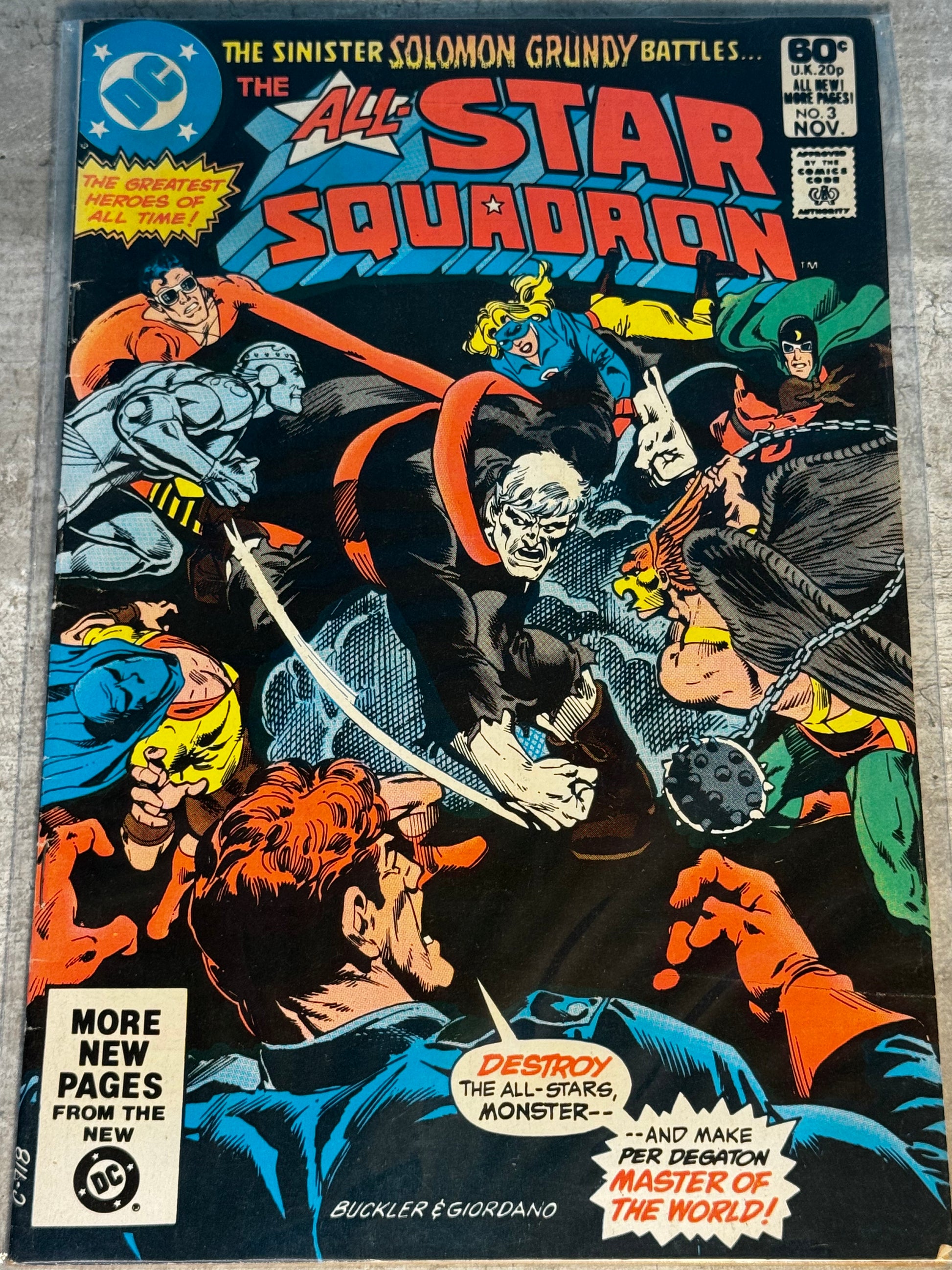 1981 - DC Comics - All-Star Squadron #3 Var. A - F+ - Eng 1