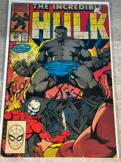 1990 - Marvel Comics - The Incredible Hulk, Vol. 1 #369 Var. A - VF - Eng 1