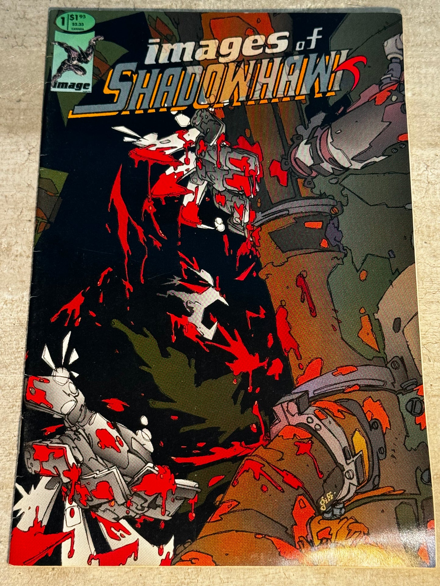 1993 - Image Comics - Images of Shadowhawk #1 - VF+ - Eng 1