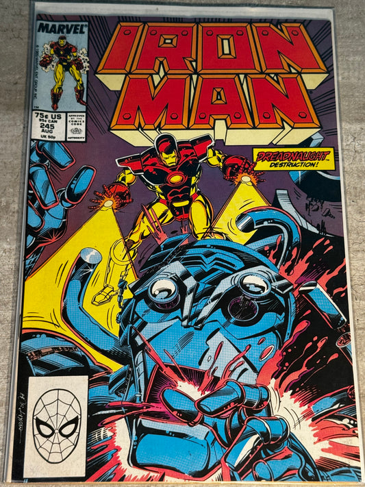 1989 - Marvel Comics - Iron Man, Vol. 1 #245 Var. A - VF - Eng 1