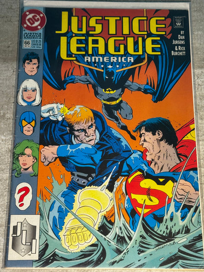 1992 - Justice League / International / America #66 Var. A - VF - Eng 1