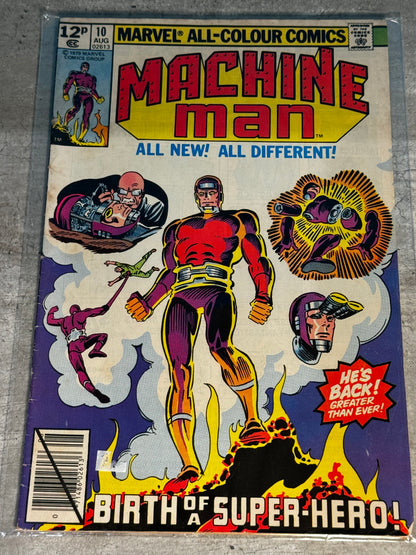 1979 - Marvel Comics - Machine Man, Vol. 1 #10 Var. A - VF- - Eng 1