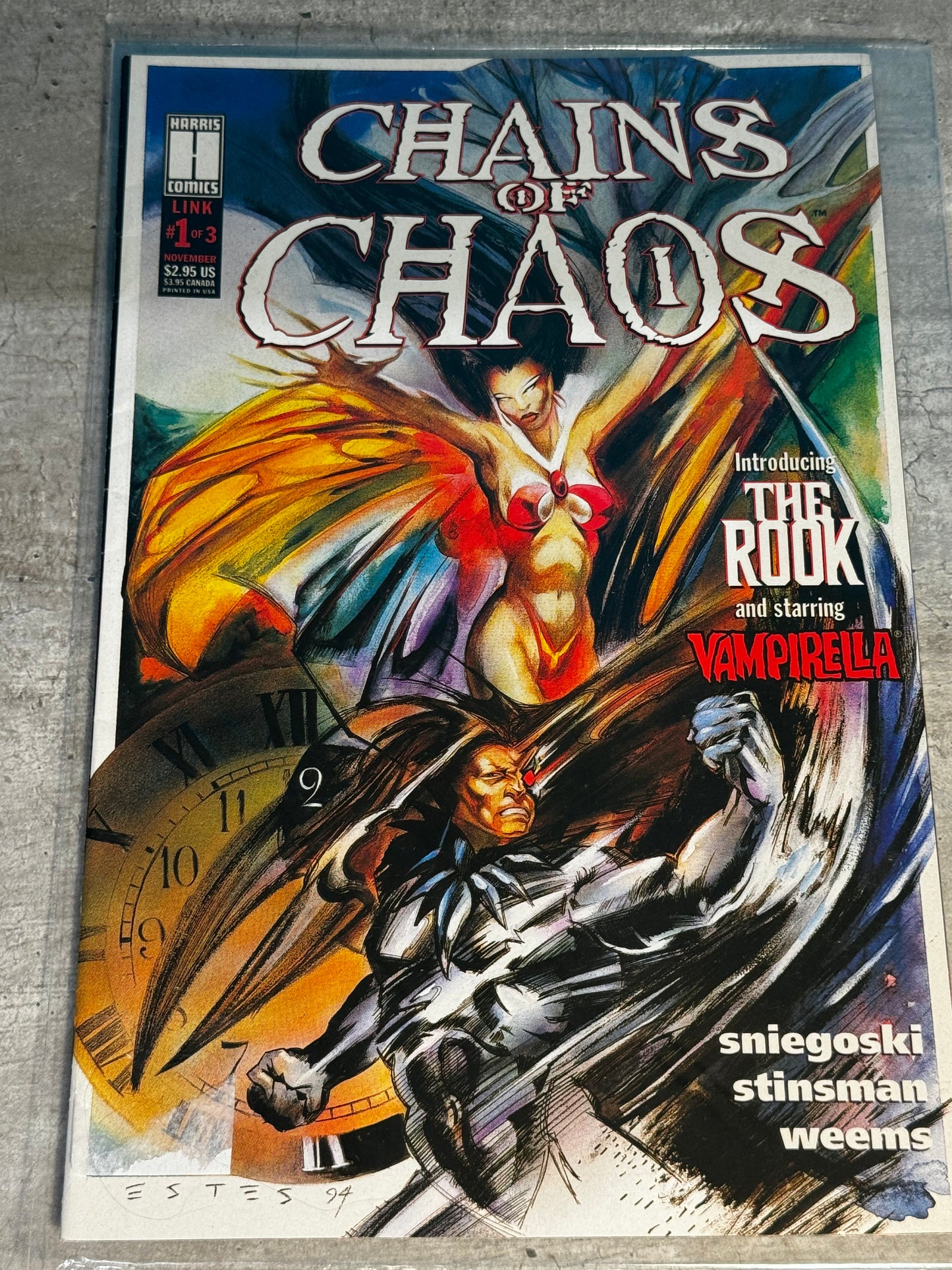 1994 - Harris Comics - Chains of Chaos #1 - VF/NM - Eng 1