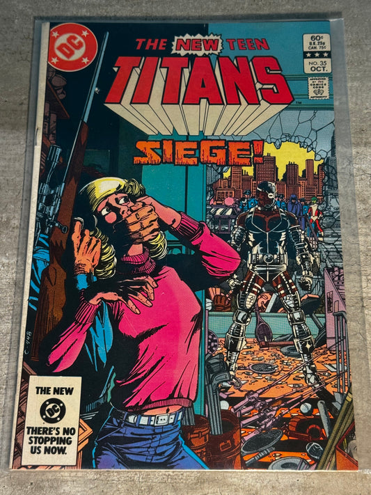 1983 - DC Comics - The New Teen Titans, Vol. 1 #35 Var. A - F+ - Eng 1