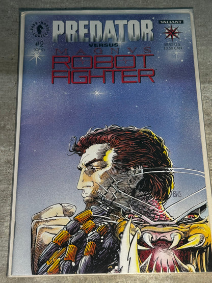 1992 - Dark Horse Comics - Predator versus Magnus, Robot Fighter #2 - NM - Eng 1