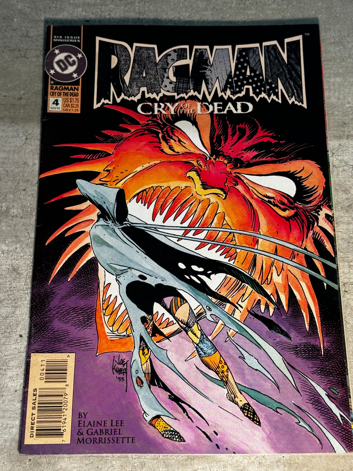 1993 - DC Comics - Ragman: Cry of the Dead #4 - VF+ - Eng 1