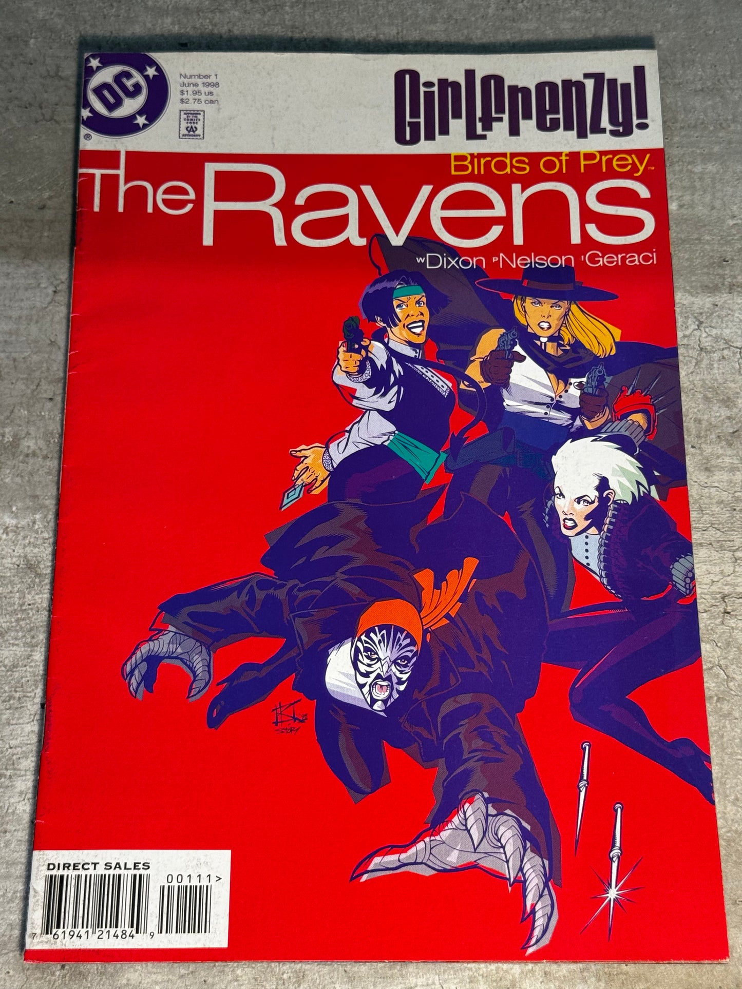 1998 - Birds of Prey: The Ravens - Girlfrenzy #1 Var. A - VF/NM - Eng 1