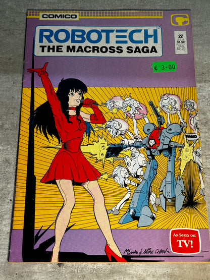 1987 - Comico - Robotech: The Macross Saga #22 - F+ - Eng 1