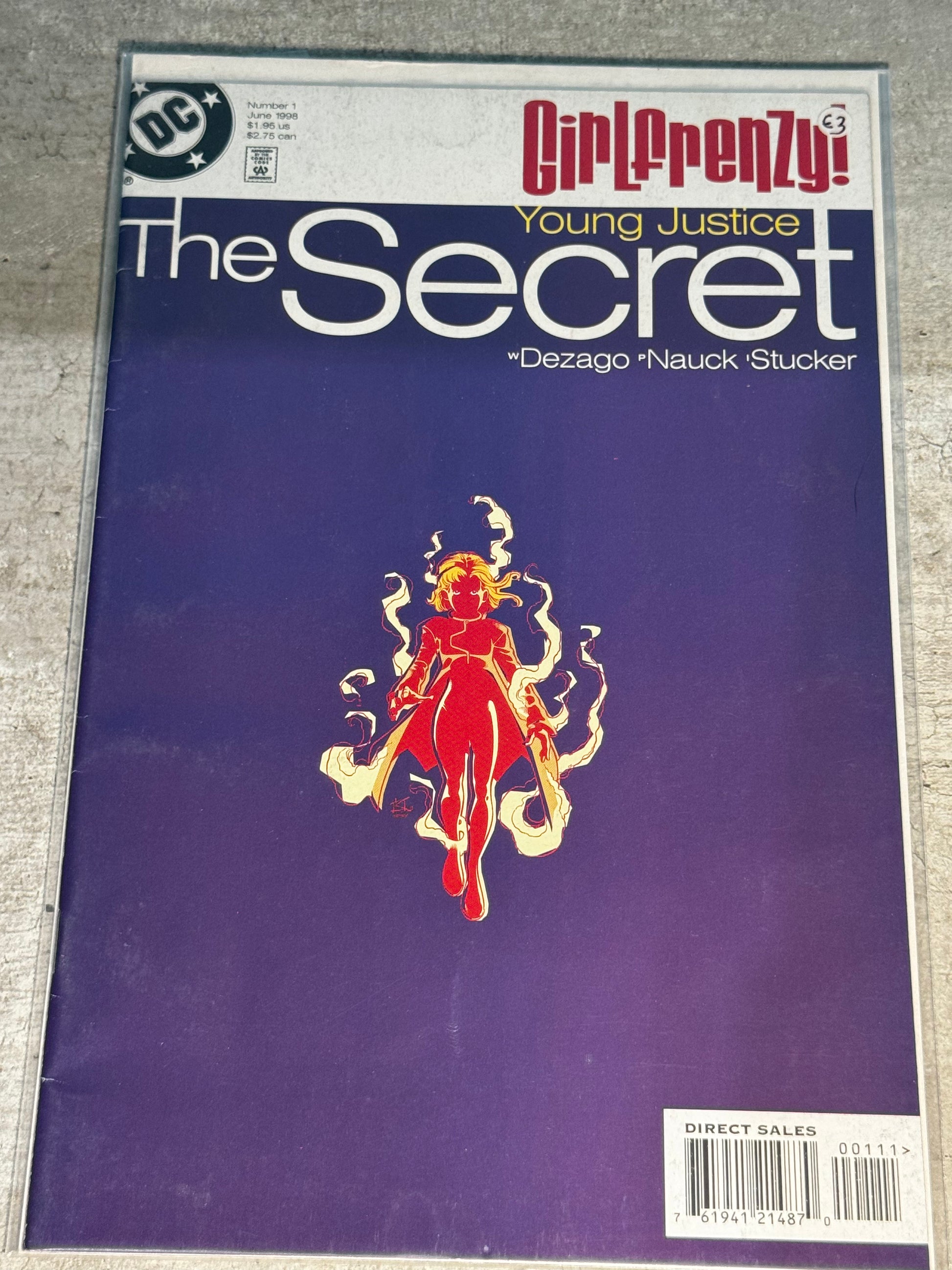 1998 - Young Justice: The Secret - Girlfrenzy #1 Var. A - VF/NM - Eng 1