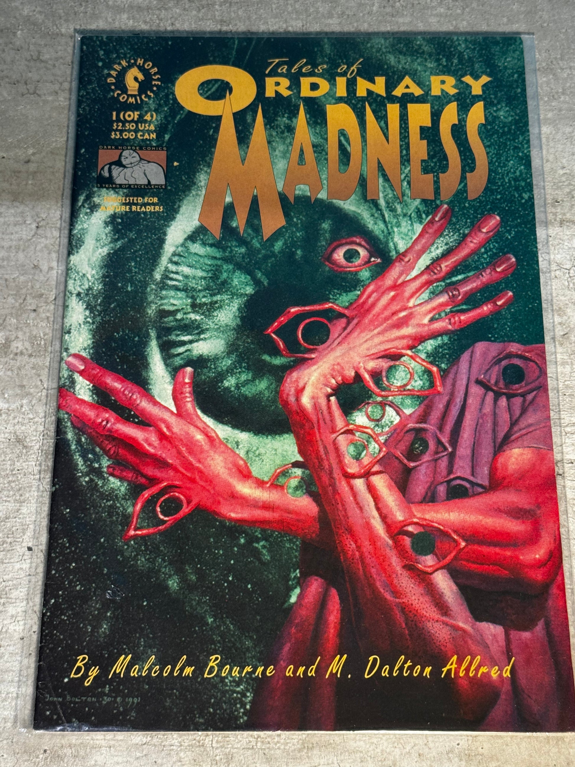 1992 - Dark Horse Comics - Tales Of Ordinary Madness #1 - VF/NM - Eng 1