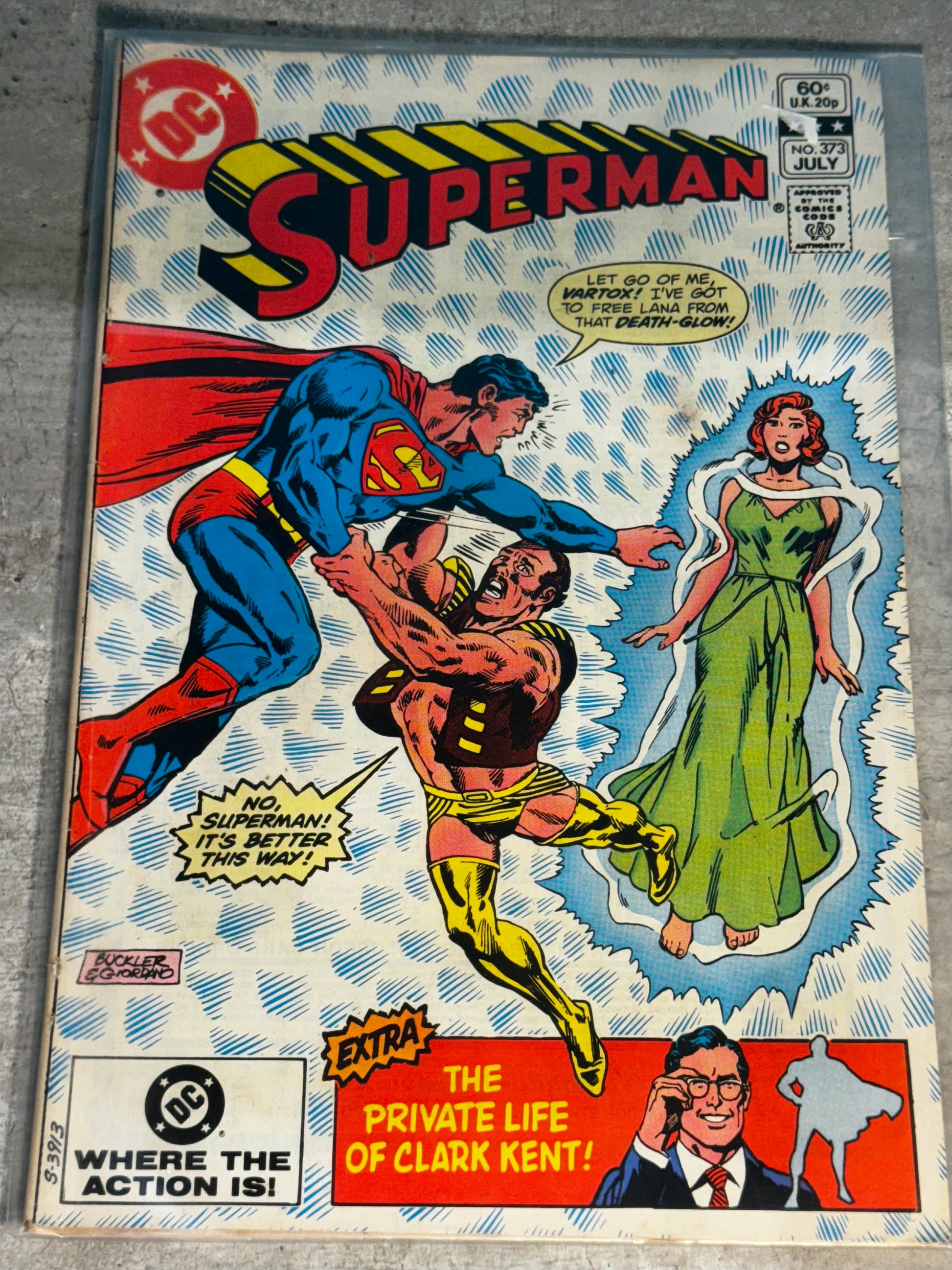 1982 - DC Comics - Superman, Vol. 1 #373 Var. A - F/VF - Eng 1