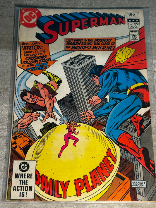 1982 - DC Comics - Superman, Vol. 1 #374 Var. A - F/VF - Eng 1