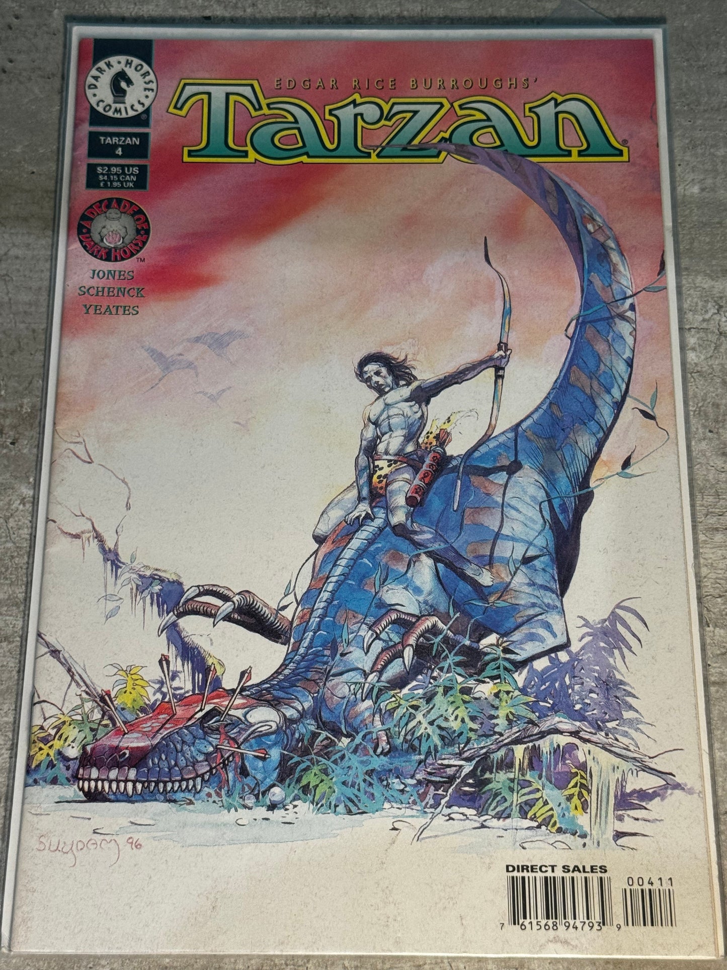 1996 - Dark Horse Comics - Tarzan (Dark Horse Comics) #4 - VF - Eng 1