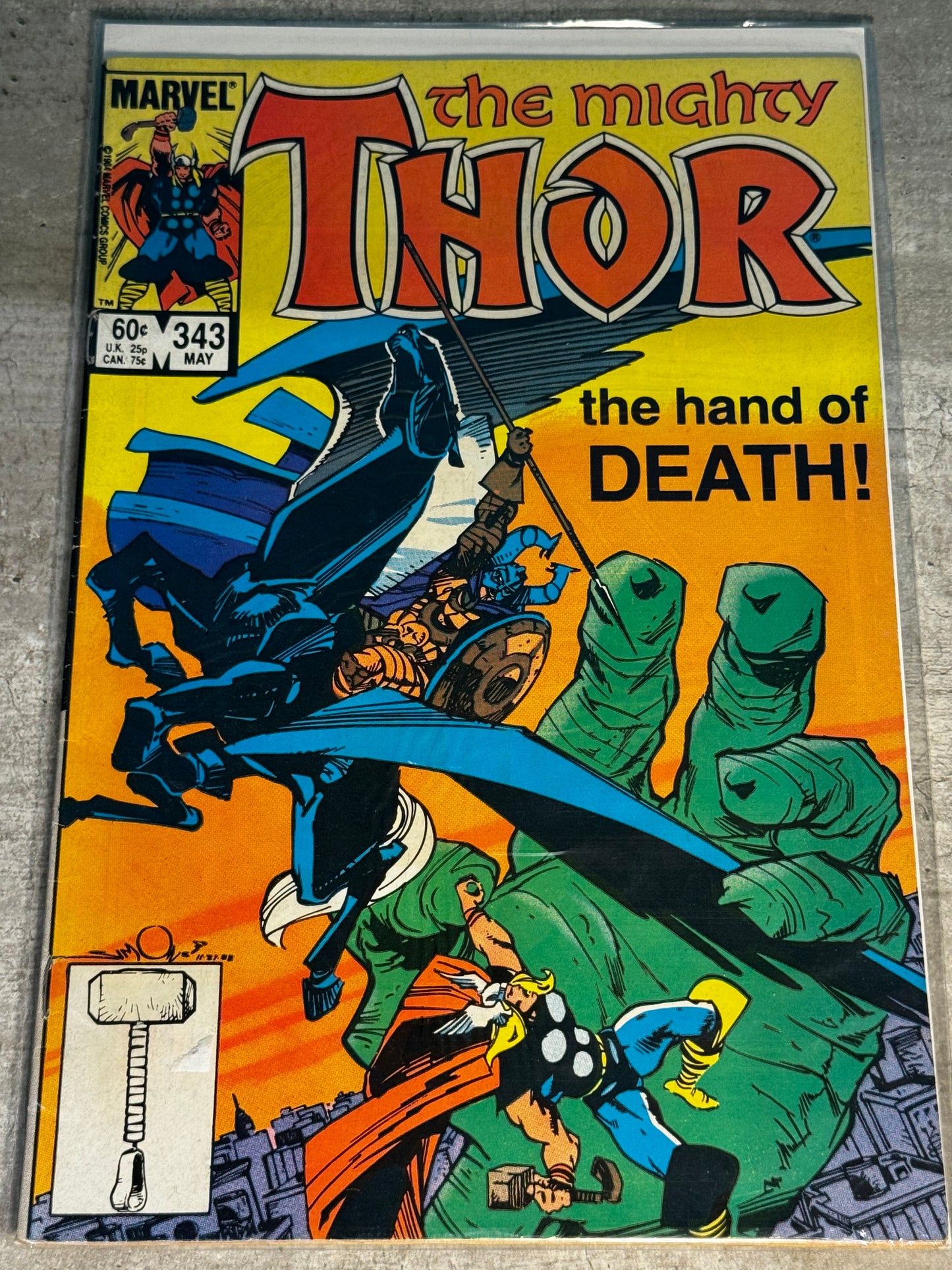 1984 - Marvel Comics - Thor, Vol. 1 #343 Var. A - VF+ - Eng 1