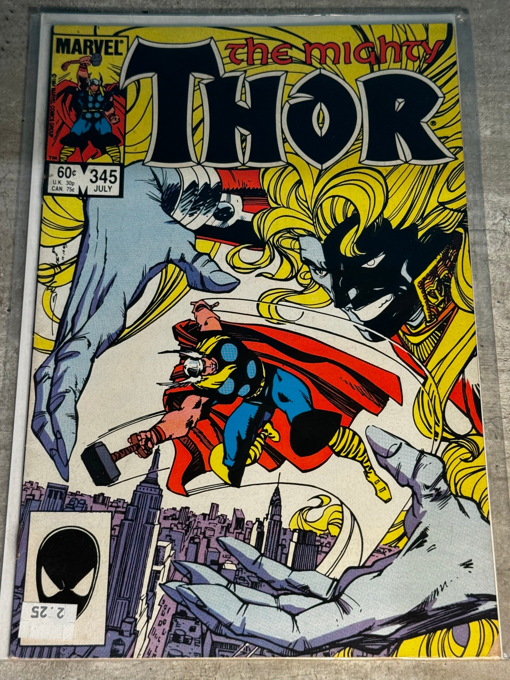 1984 - Marvel Comics - Thor, Vol. 1 #345 Var. A - VF - Eng 1