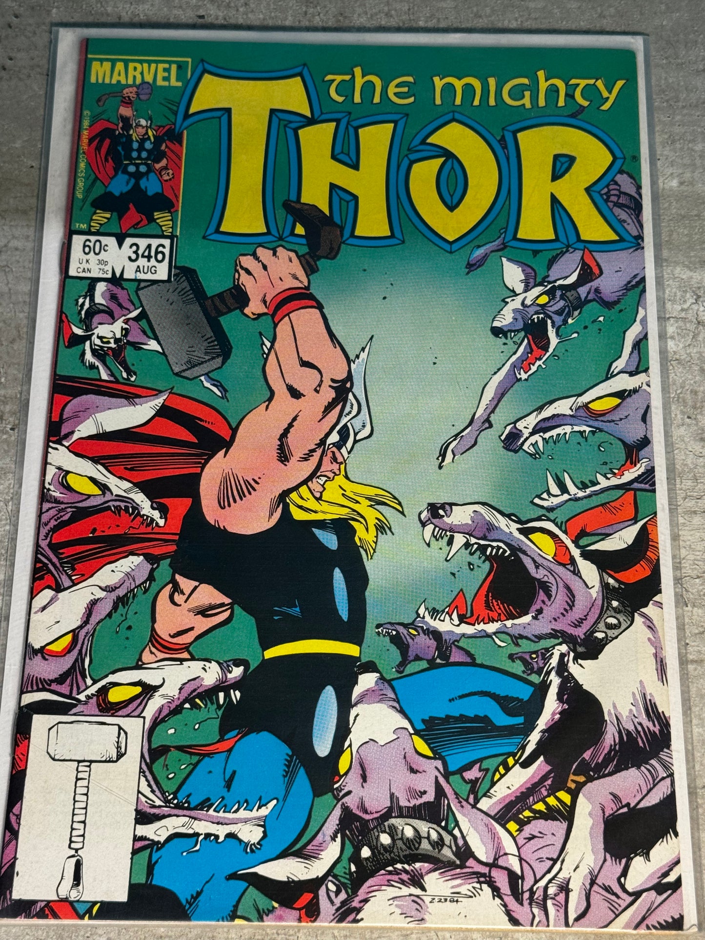 1984 - Marvel Comics - Thor, Vol. 1 #346 Var. A - VF+ - Eng 1