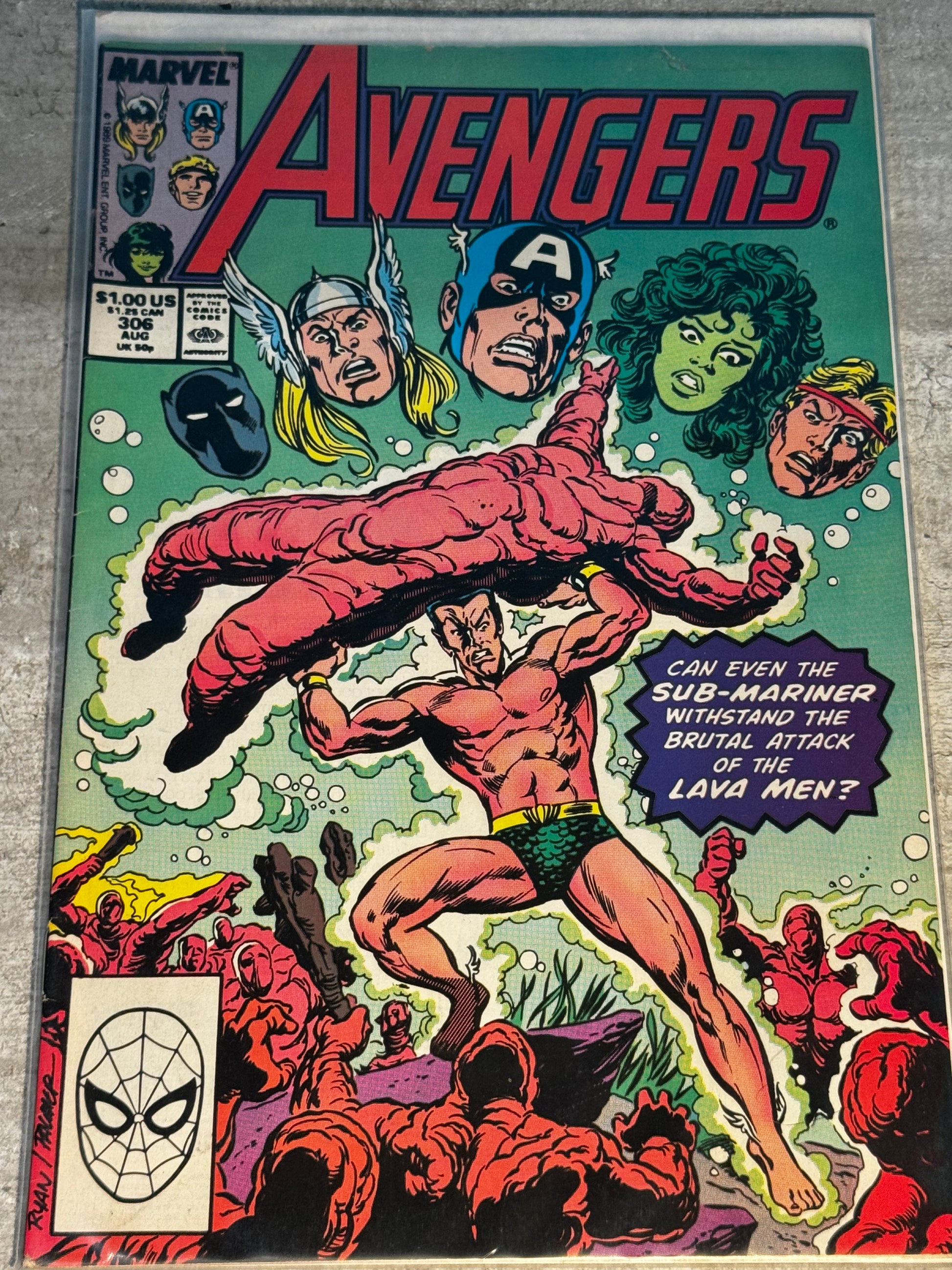 1989 - Marvel Comics - The Avengers, Vol. 1 #306 Var. A - VF+ - Eng 1