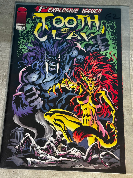 1999 - Image Comics - Tooth and Claw #1 Var. A - NM- - Eng 1