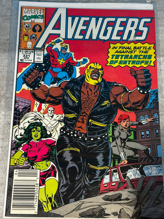 1991 - Marvel Comics - The Avengers, Vol. 1 #331 Var. B - VF+ - Eng 1