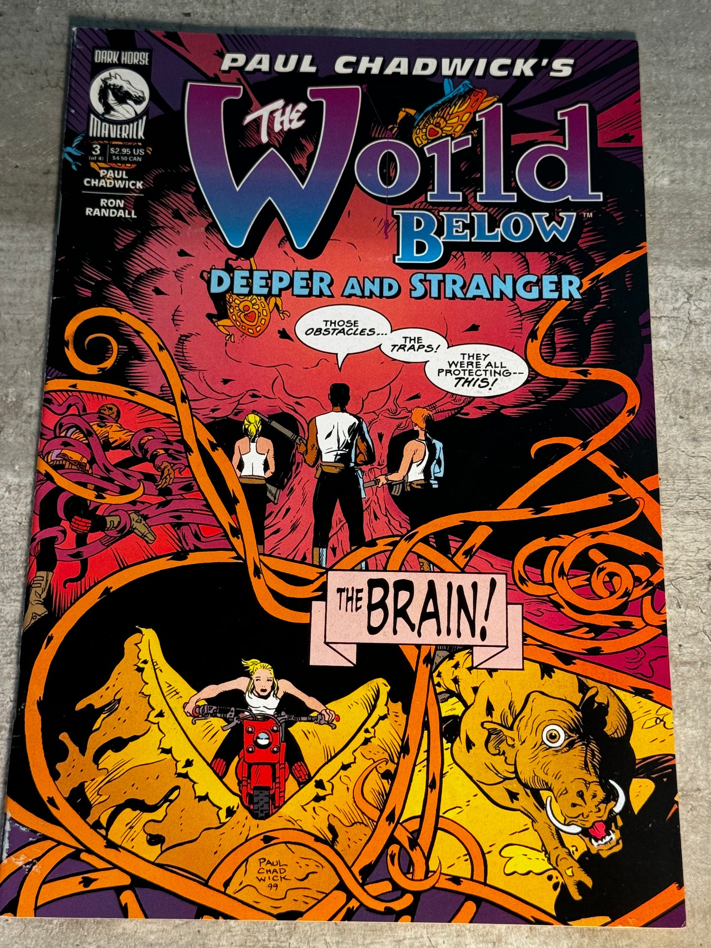 2000 - Dark Horse Comics - The World Below: Deeper And Stranger #3 - NM- - Eng 1