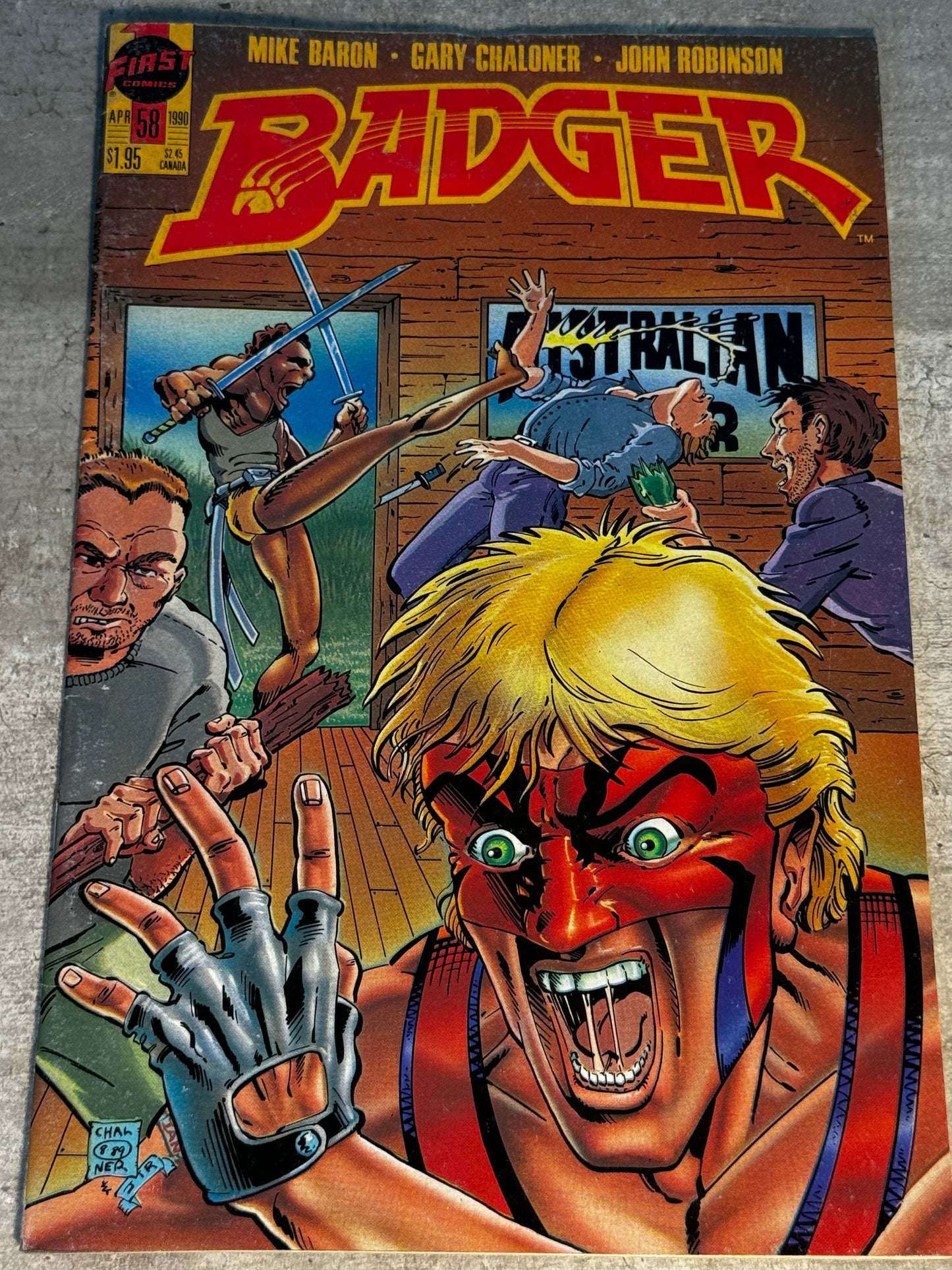 1990 - First Comics - Badger, Vol. 1 #58 - VF/NM - Eng 1