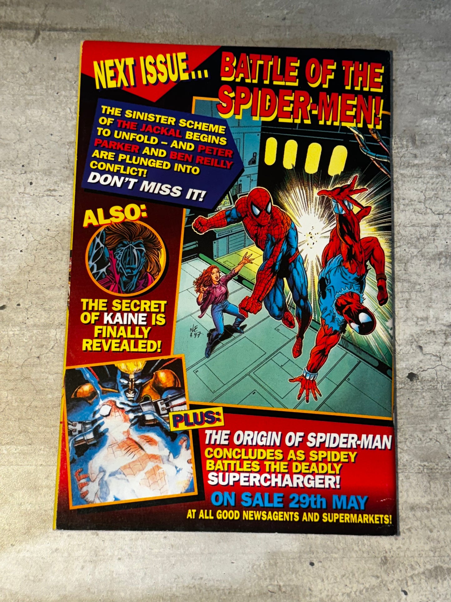 1997 - Marvel - El asombroso Spider-Man - Lote de trabajo - Inglés