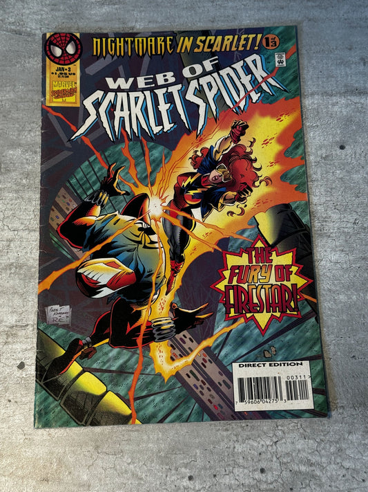 1995 - Marvel Comics - Web of Scarlet Spider #3 - VF+ - English 1