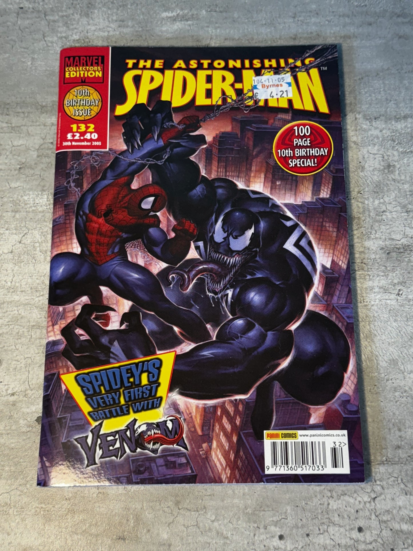 2005 - Panini - The Astonishing Spider-Man, Vol. 1 [UK] #132 - NM- - English 1