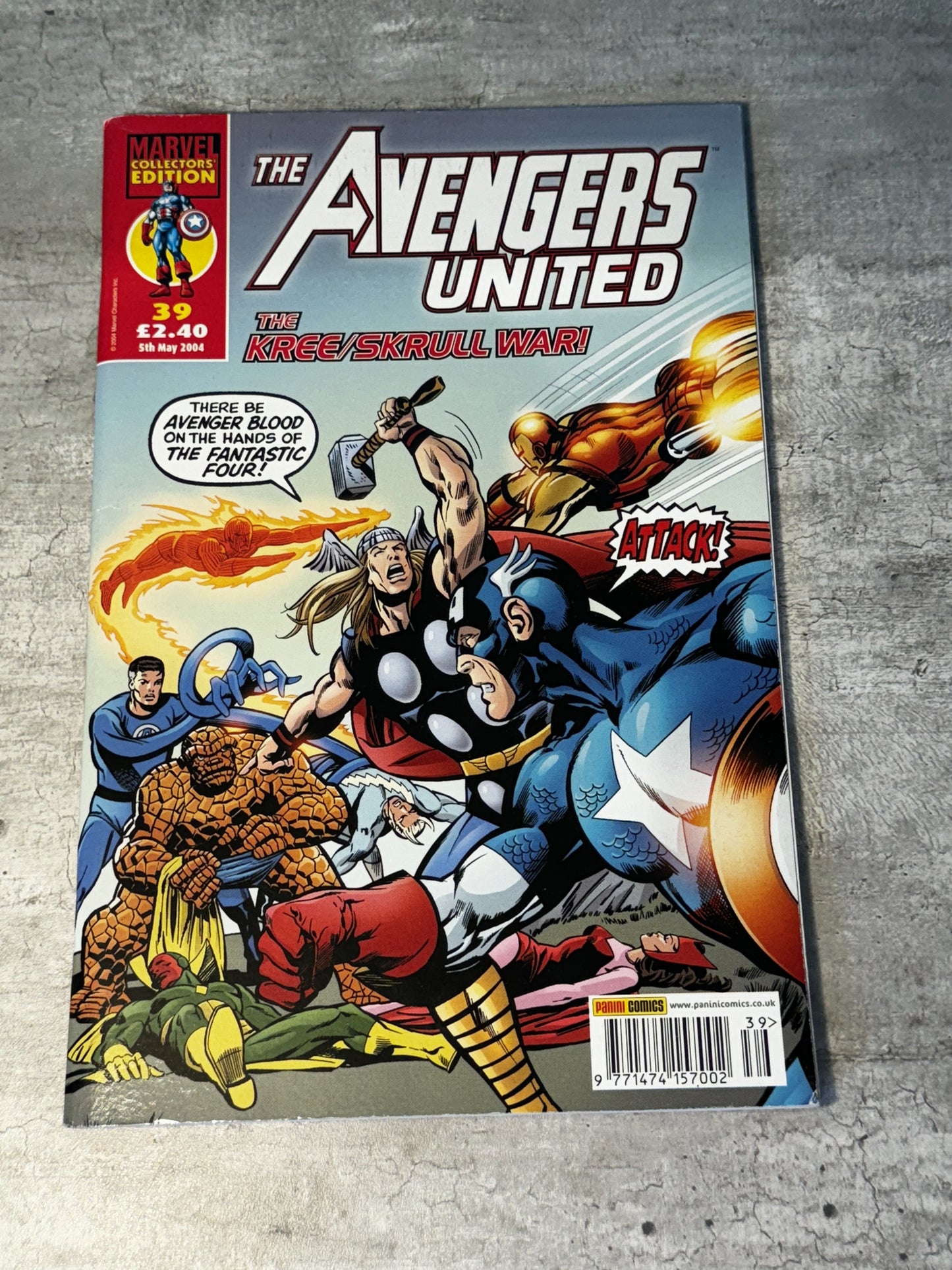 2003 - Panini - The Avengers United [UK] #39 - VF/NM - English 1