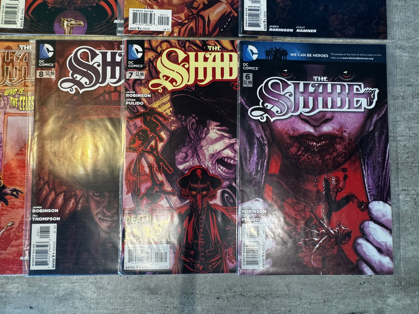 2011 - DC Comics - The Shade, vol. 2 Job Lot - VF - Inglés