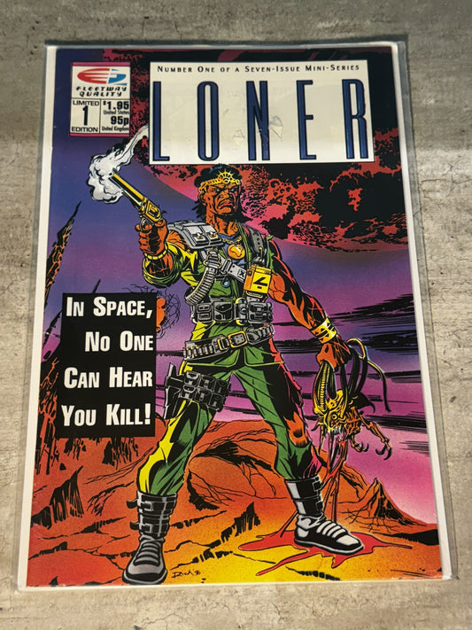 1990 - SQP Inc. - Loner #1 - VF/NM - English 1