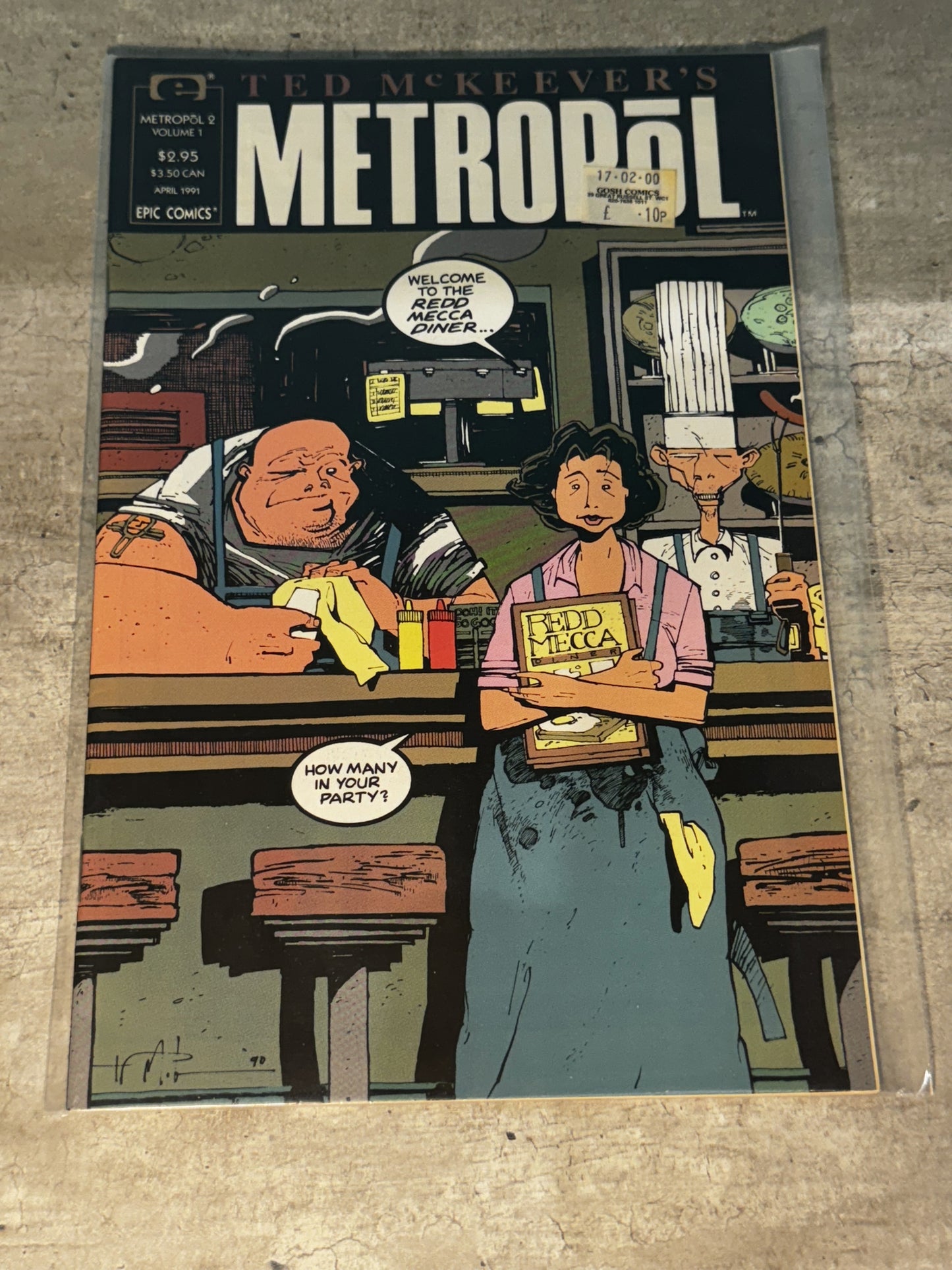 1991 - Marvel Comics - Ted McKeever's Metropol #2 - VF/NM - English 1