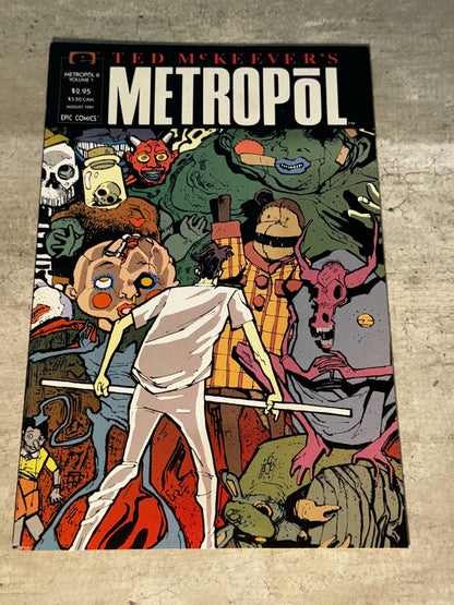 1991 - Marvel Comics - Ted McKeever's Metropol #6 - VF/NM - English 1