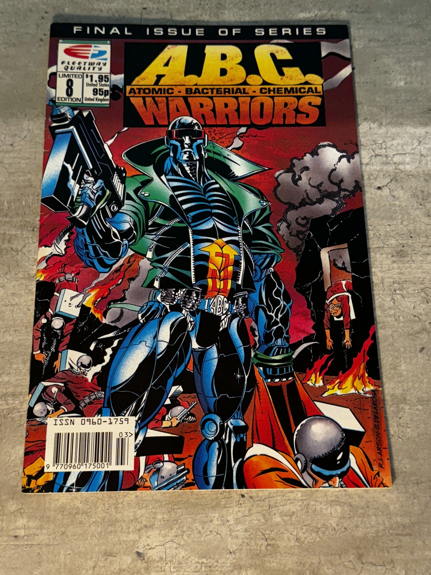 1990 - Fleetway - A.B.C. Warriors (Fleetway) #8 - NM - English 1