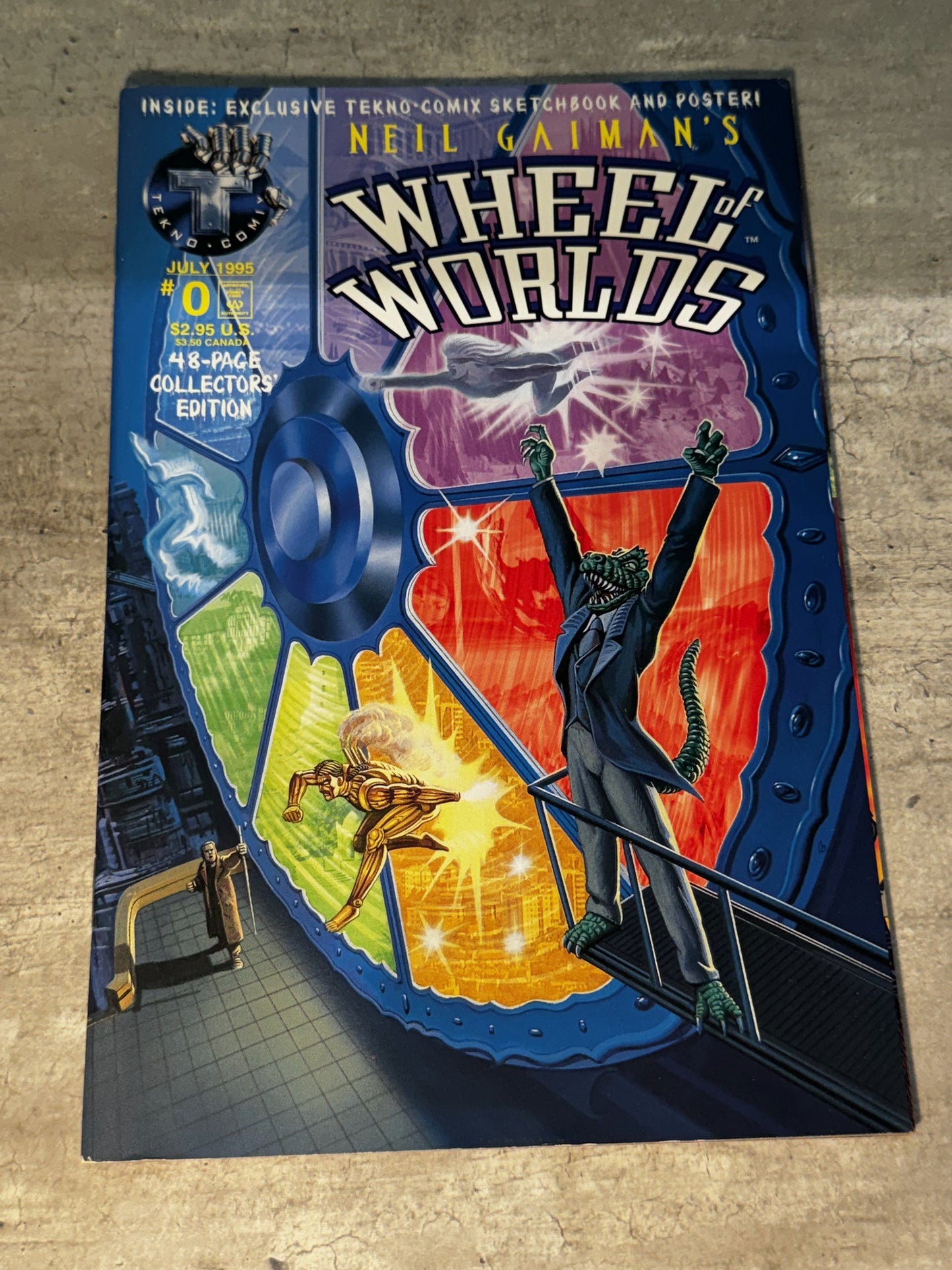 1995 - Tekno Comix - Neil Gaiman's Wheel of Worlds #0 - NM- - English 1