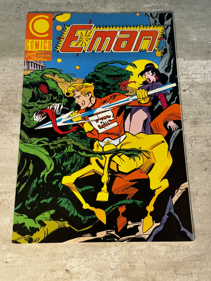 1990 - Comico - E-Man (Comico), Vol. 2 #2 - VF+ - English 1