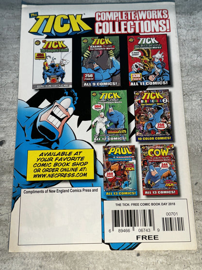 2018 - New England Comics Press (NECP) - Free Comic Book Day 2018 (The Tick) # - VF+ - English 2