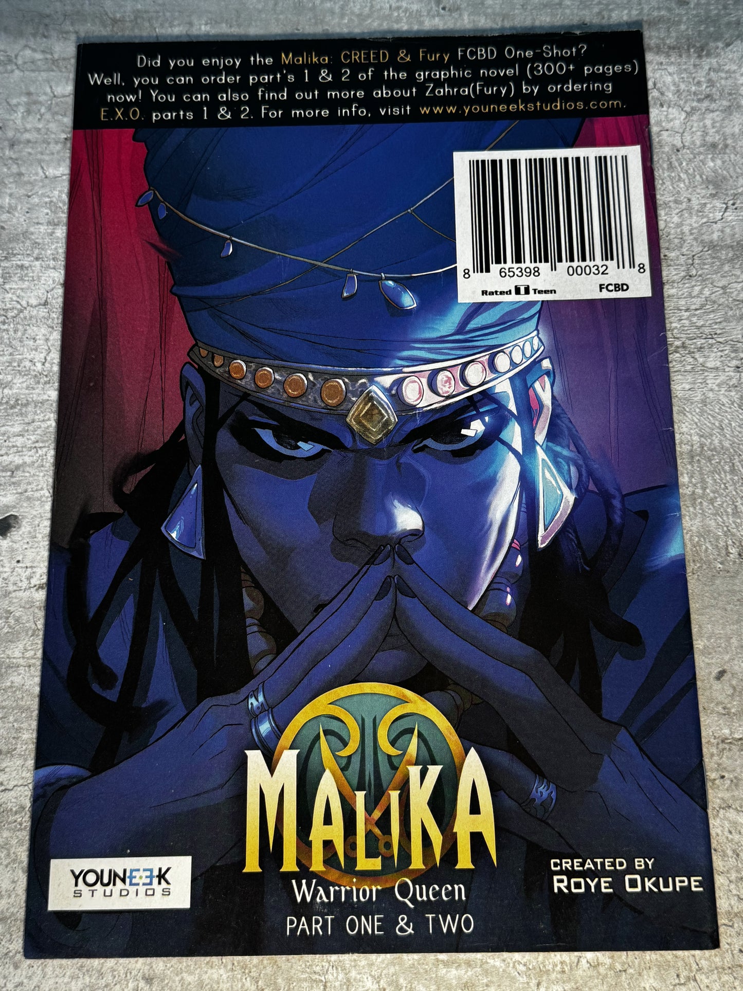 2018 - Youneek Studios - Free Comic Book Day 2018 (Malika: Creed & Fury) # - VF+ - English 2