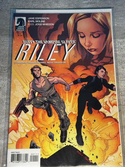 2010 - Dark Horse Comics - Buffy the Vampire Slayer: Riley #1 Var. B - NM+ - Eng 1