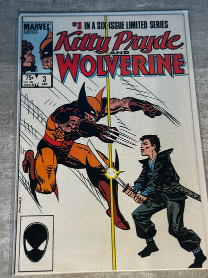 1984 - Marvel Comics - Kitty Pryde and Wolverine Job Lot #1-6 - VF/NM - Eng 4