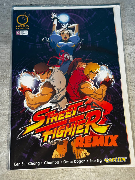 2008 - Udon Comics - Street Fighter Remix #0 Var. A - NM+ - Eng 1