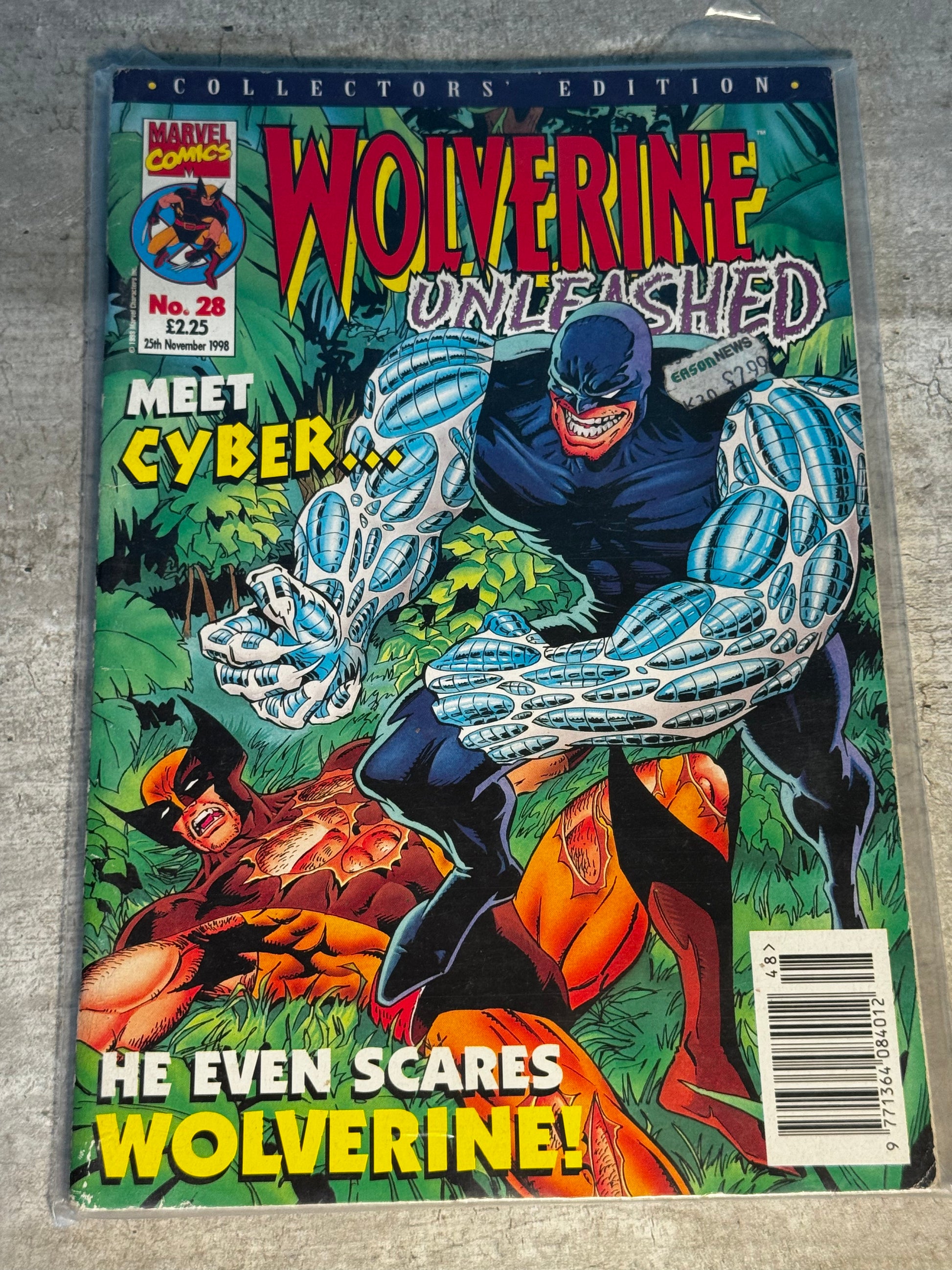 1998 - Panini - Wolverine Unleashed #28 - NM- - Eng 1