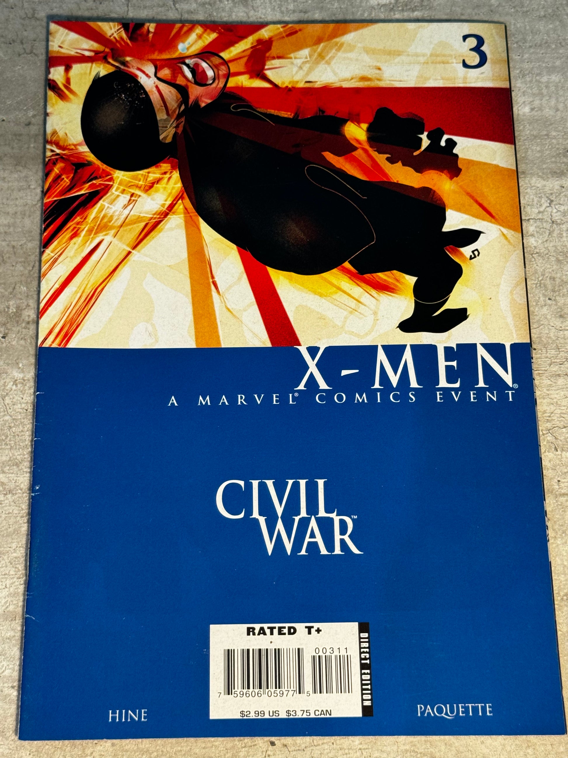 2006 - Marvel Comics - Civil War: X-Men #3 - NM- - Eng 1