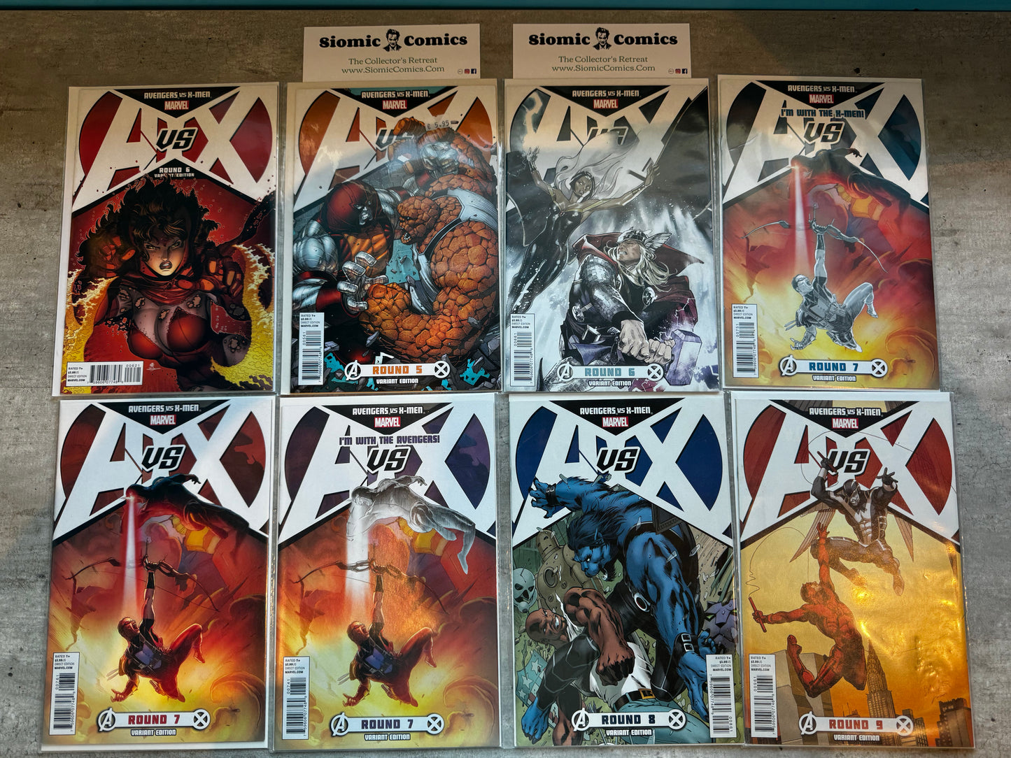 2012 - Marvel Comics - Avengers vs. X-Men Job Lot #5-9 +Variants - M - Eng 1