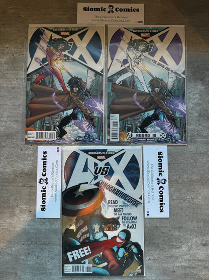 2012 - Marvel Comics - Avengers vs. X-Men Job Lot 3 +Variants - M - Eng 1