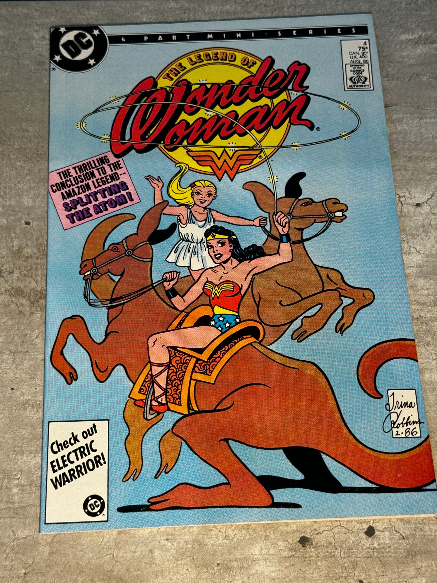 1986 - DC Comics - Legend of Wonder Woman, Vol. 1 #4 - VF/NM - English 1